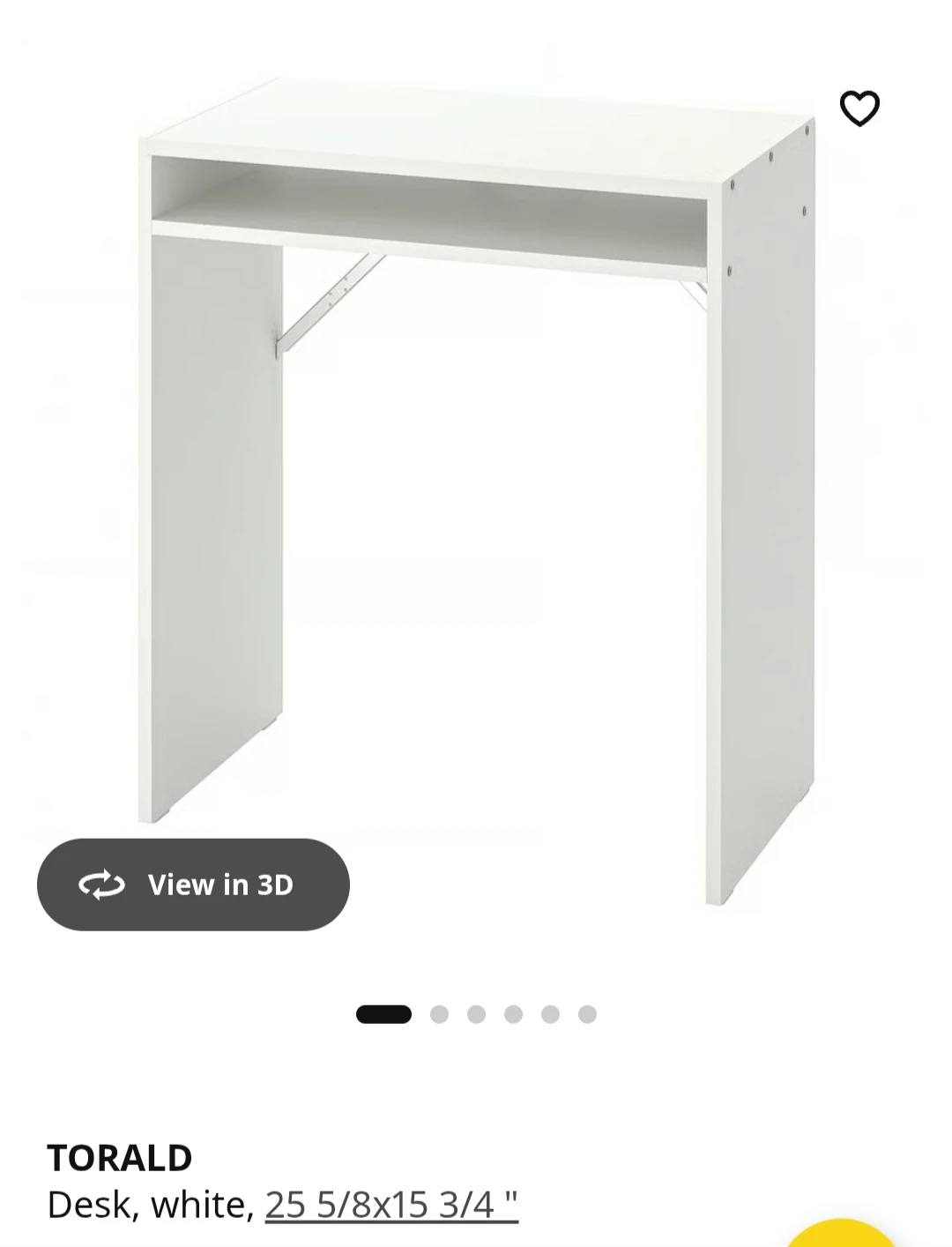 FREE Ikea White TORALD Desk - photo 2