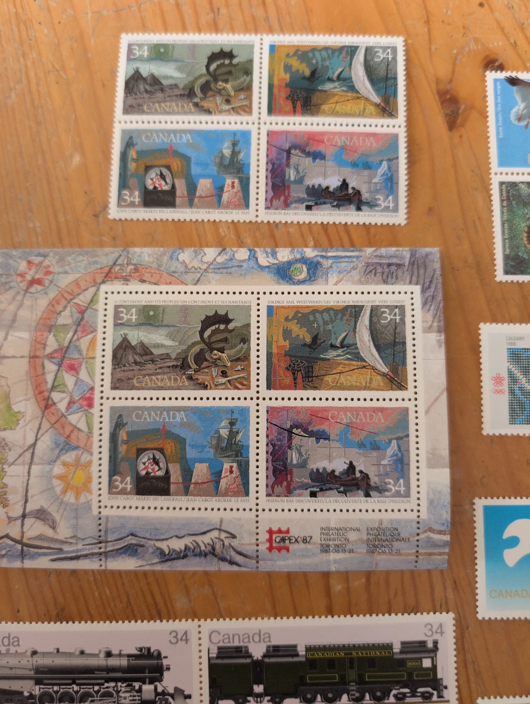 Collection of Canadian Stamps 1986-87 - photo 2