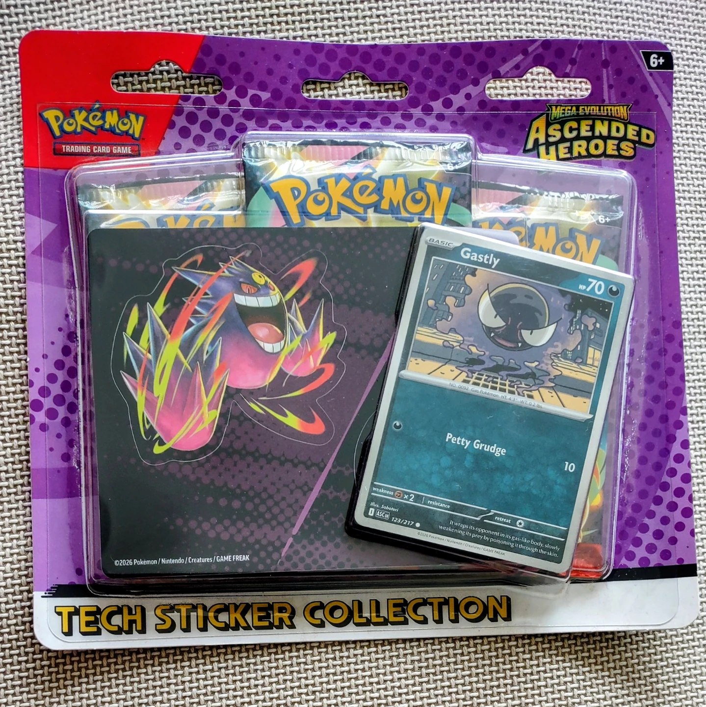 Pokemon Tech Sticker Collection Charmander/Gastly - photo 2
