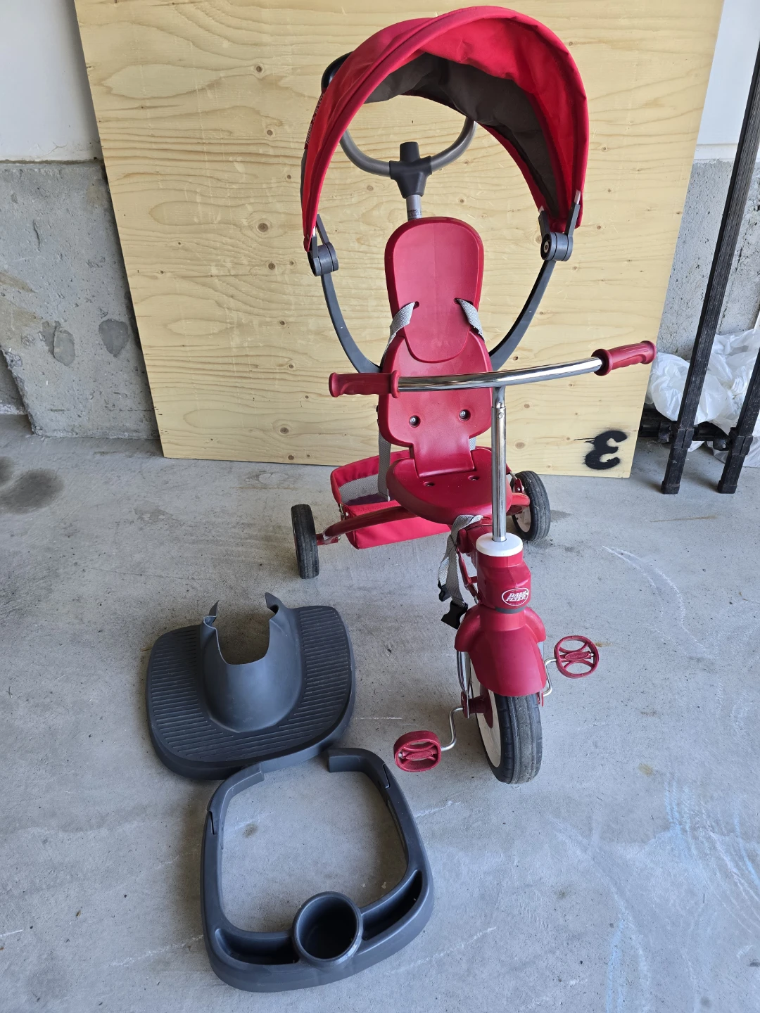 Red Radio Flyer Tricycle with Canopy - photo 2