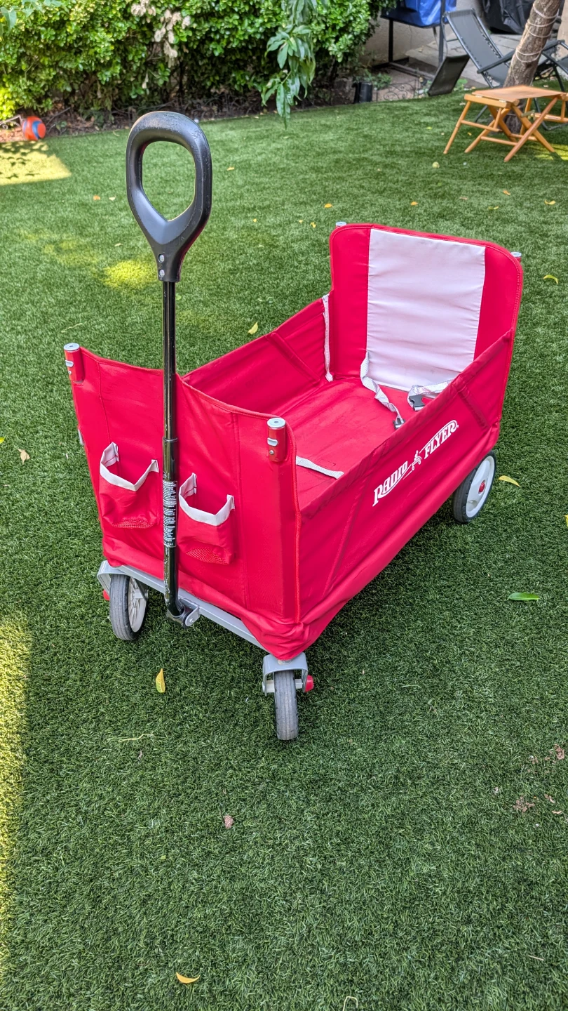 Radio Flyer Red Kids Folding Wagon 3 in 1 - photo 2
