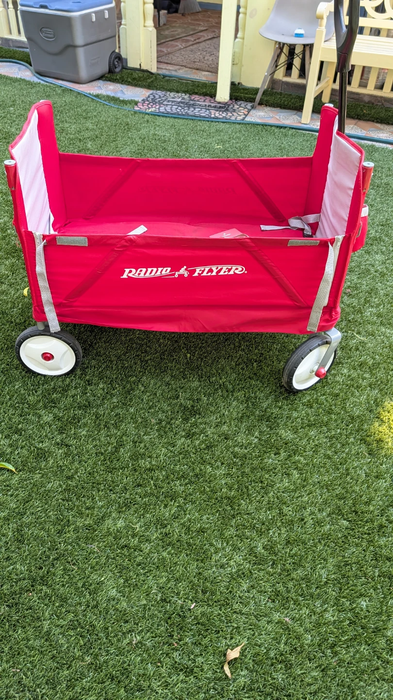 Radio Flyer Red Kids Folding Wagon 3 in 1 - photo 3