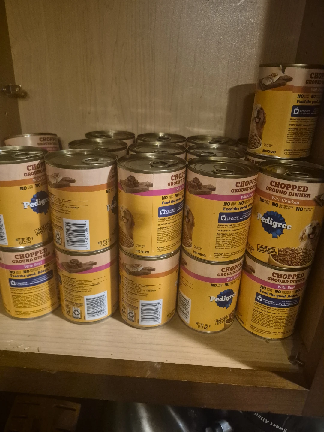 Pedigree Chopped Ground Dinner Dog Food 18 cases/31 loose cans - photo 2