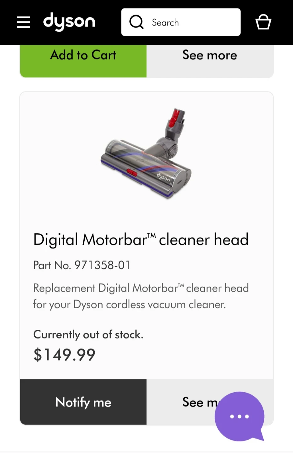 New Dyson Digital Motorbar Cleaner Head - photo 3
