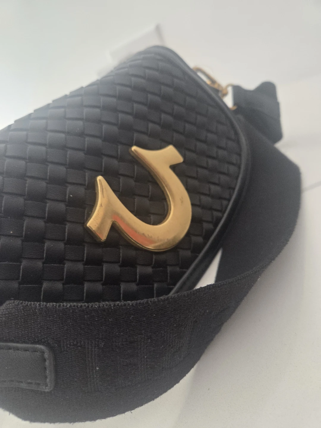 True Religion Black Woven Saddle Bag - photo 3