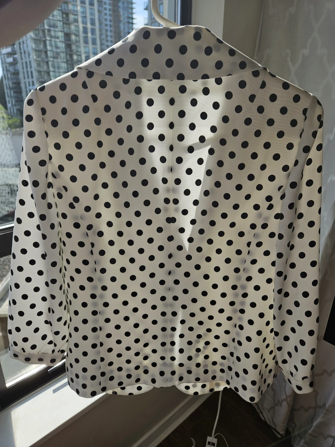 New White & Black Polka Dot Blazer Jacket (Korean Brand) - photo 2