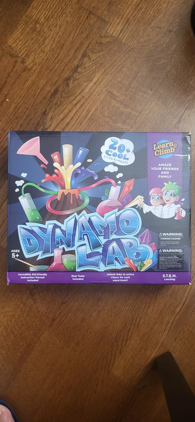 Learn & Climb Dynamo Lab 20+ Cool Experiments Kit