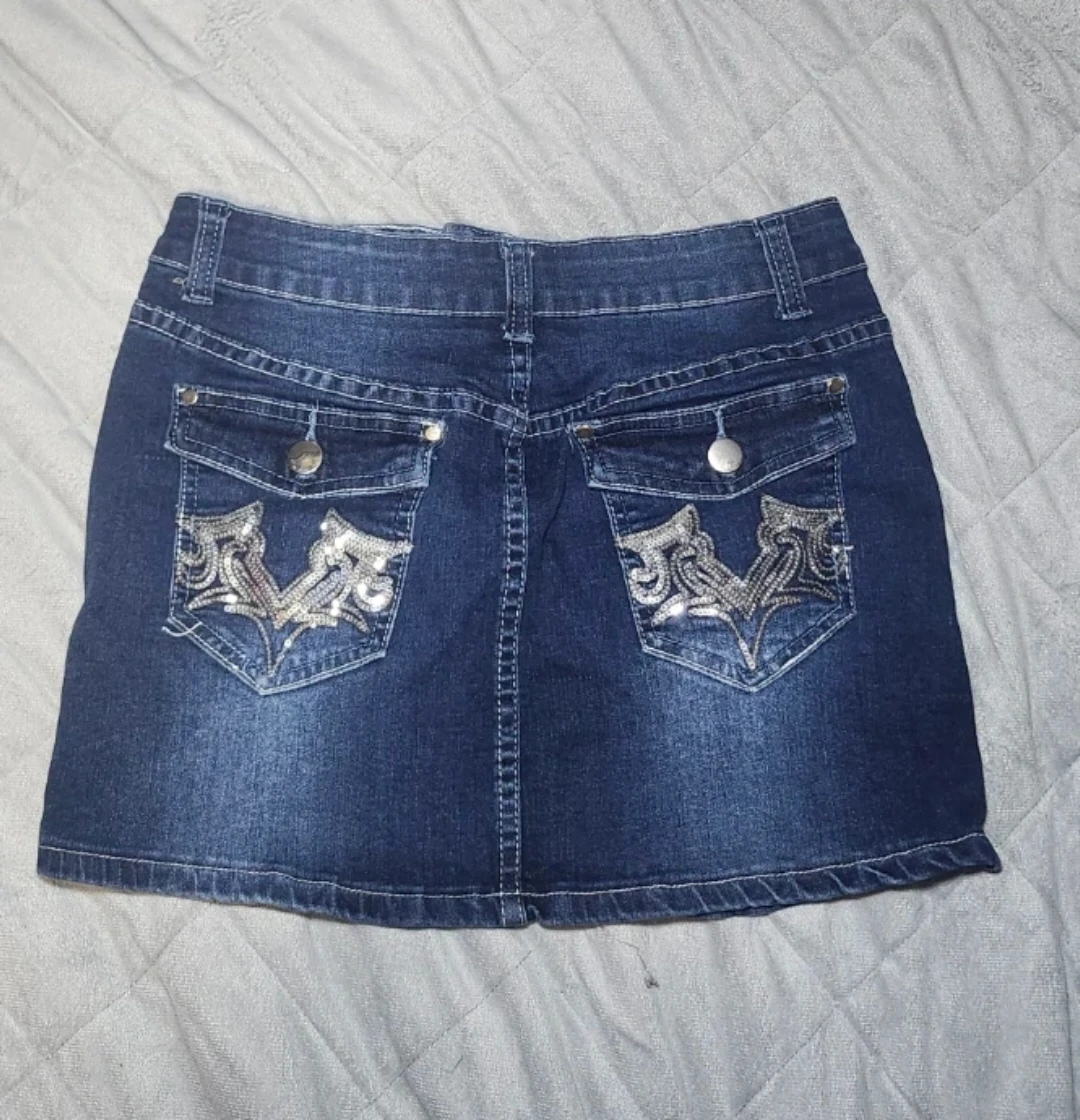 Denim y2k Skirt