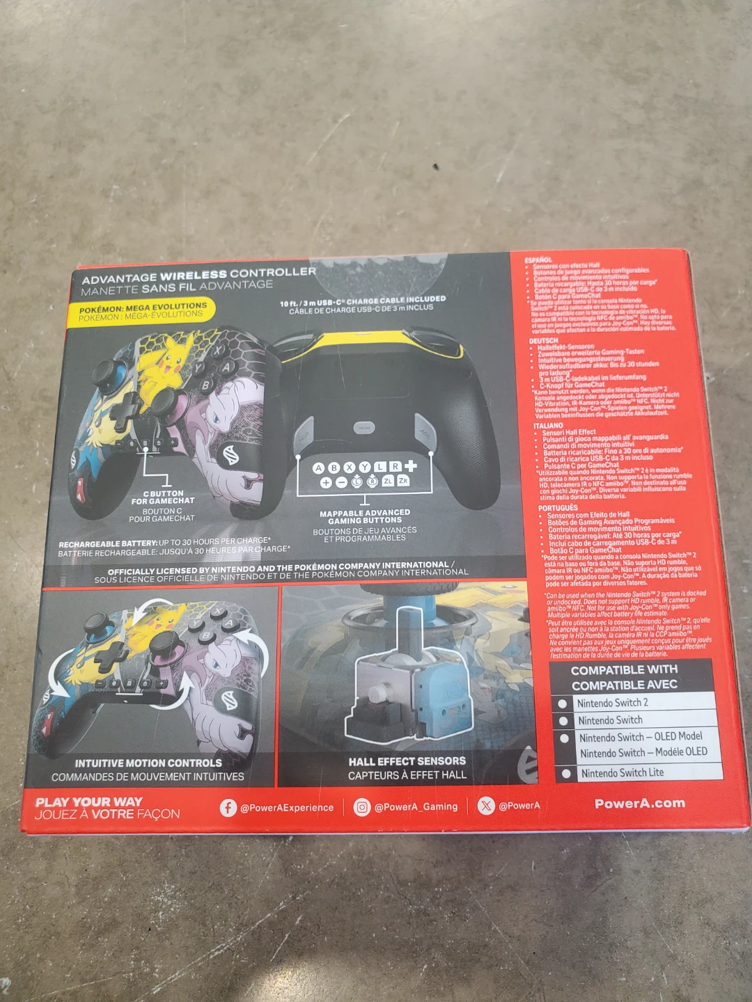 PowerA Advantage Wireless Controller - Pokémon Mega Evolutions - photo 3
