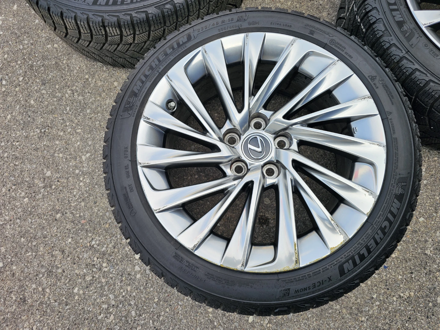 LEXUS ES, IS WINTER TIRES ON O.E.M RIMS