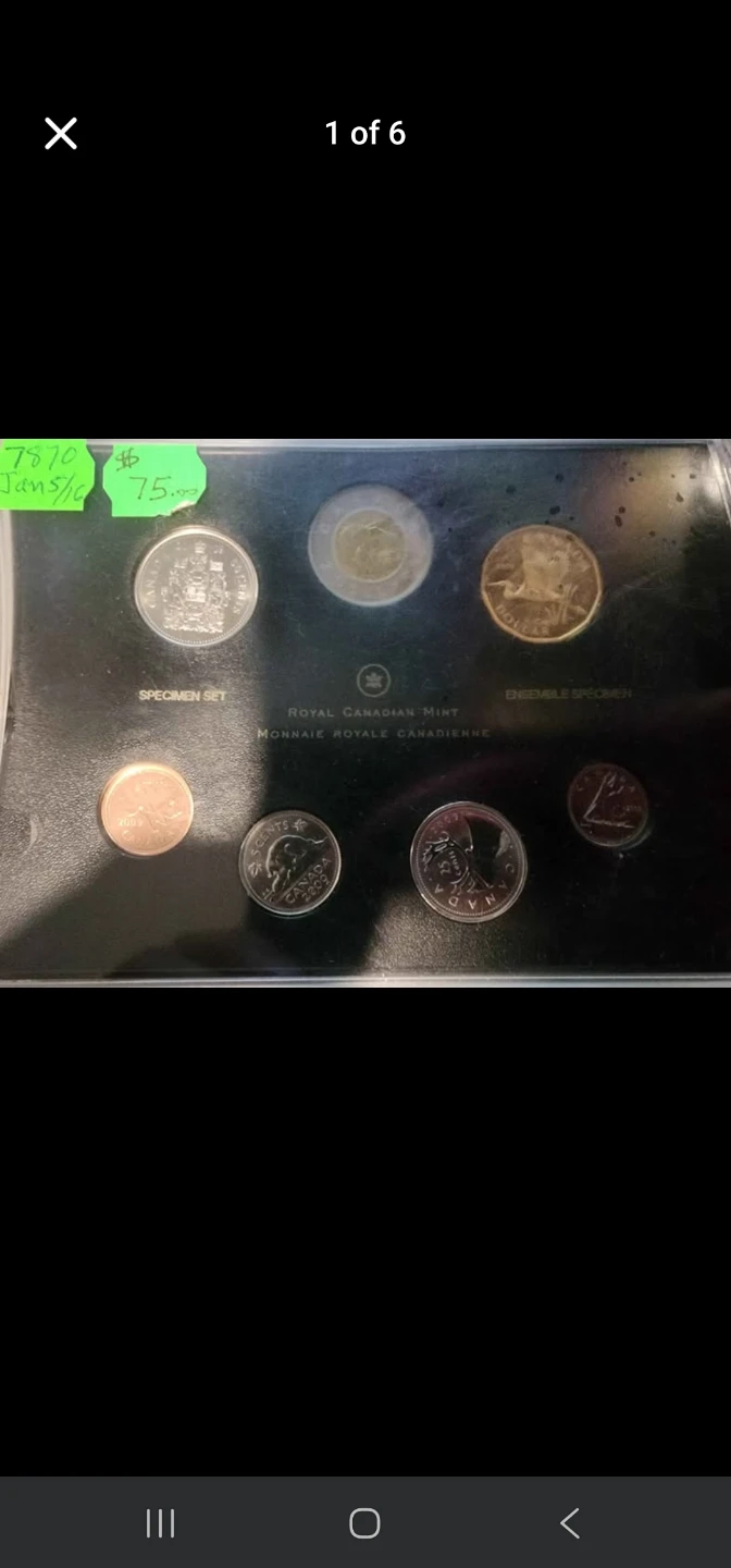 Royal Canadian Mint Specimen Set