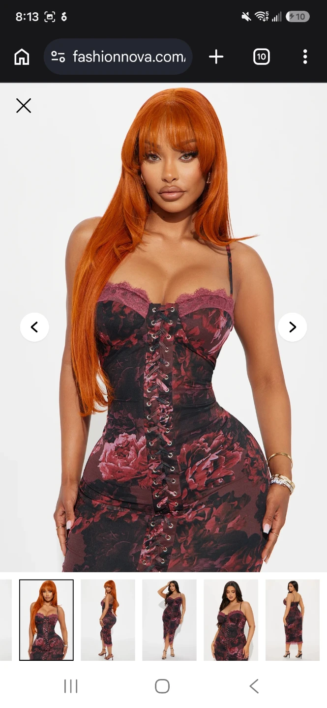 Floral Print Corset Dress - Fashion Nova