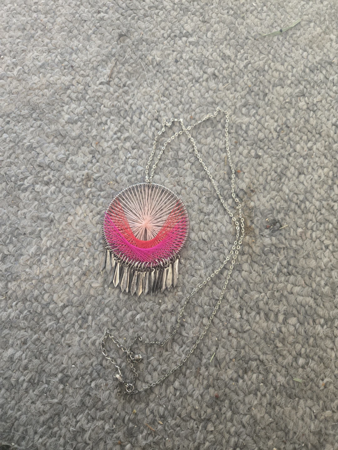 String Pendant Necklace