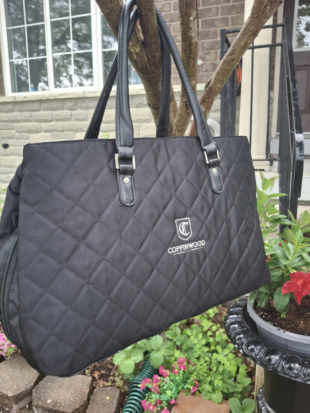 Bugatti Black Quilted Tote Bag - photo 3