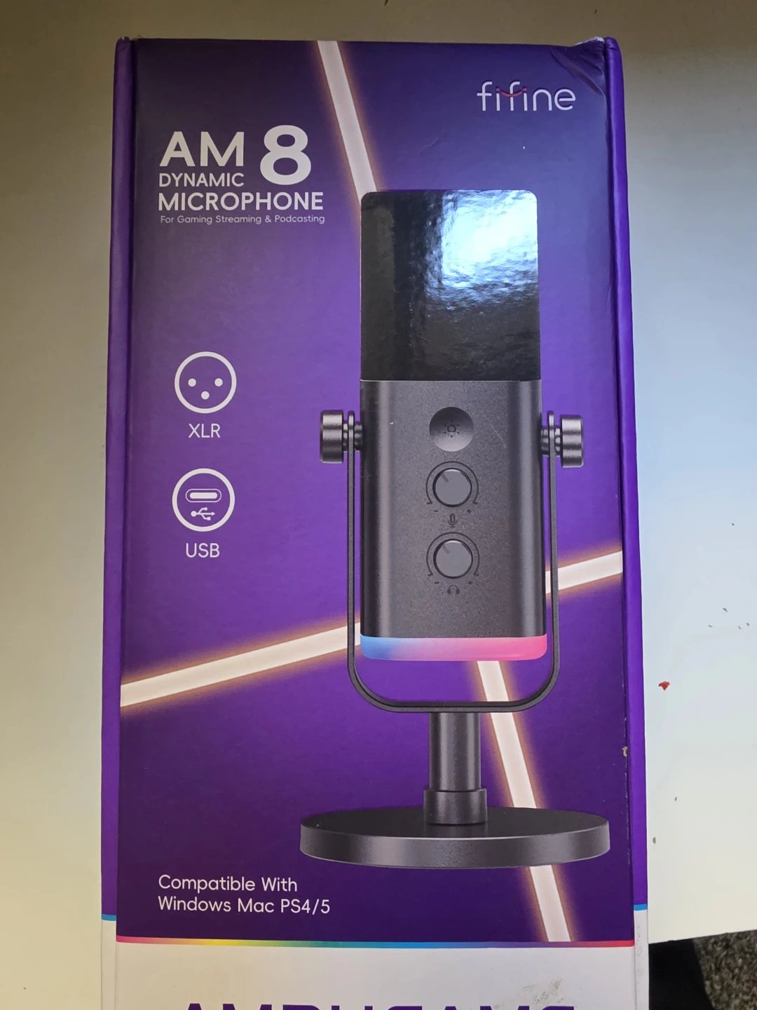 Fifine AM8 Dynamic Microphone for Gaming Streaming & Podcasting