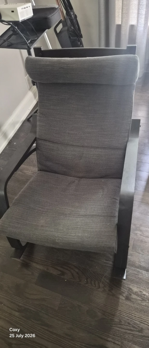 Grey Rocking Chair