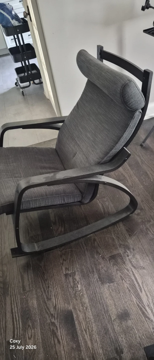 Grey Rocking Chair - photo 3