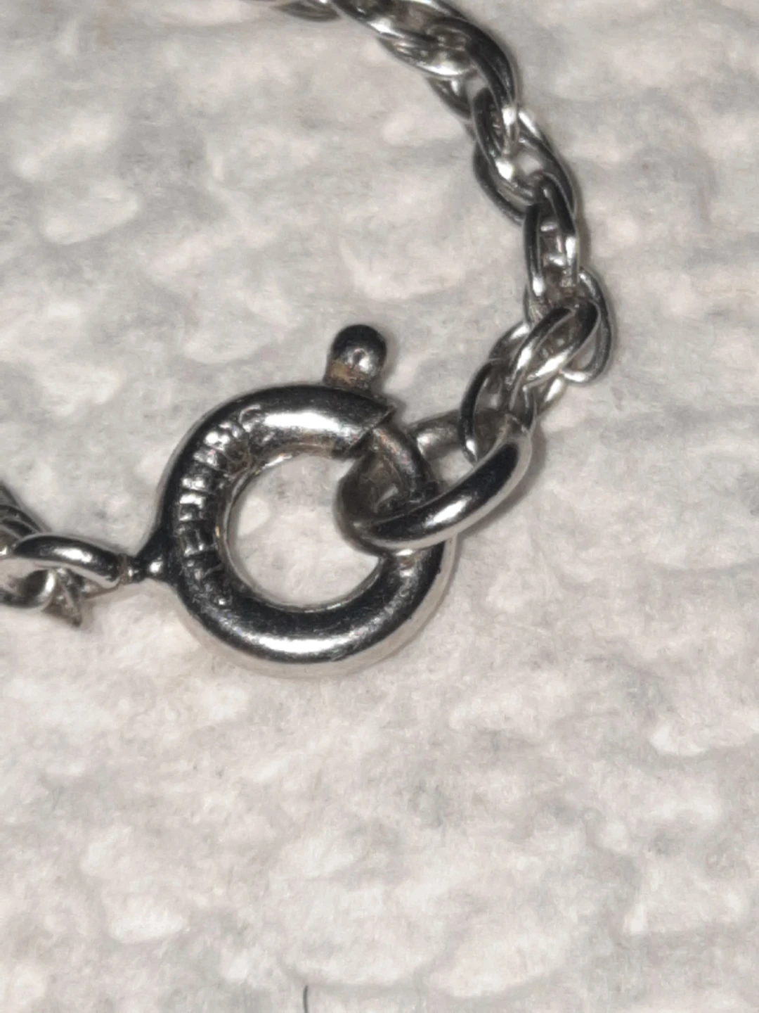 Star of David Necklace with Blue and Clear Stones - photo 4
