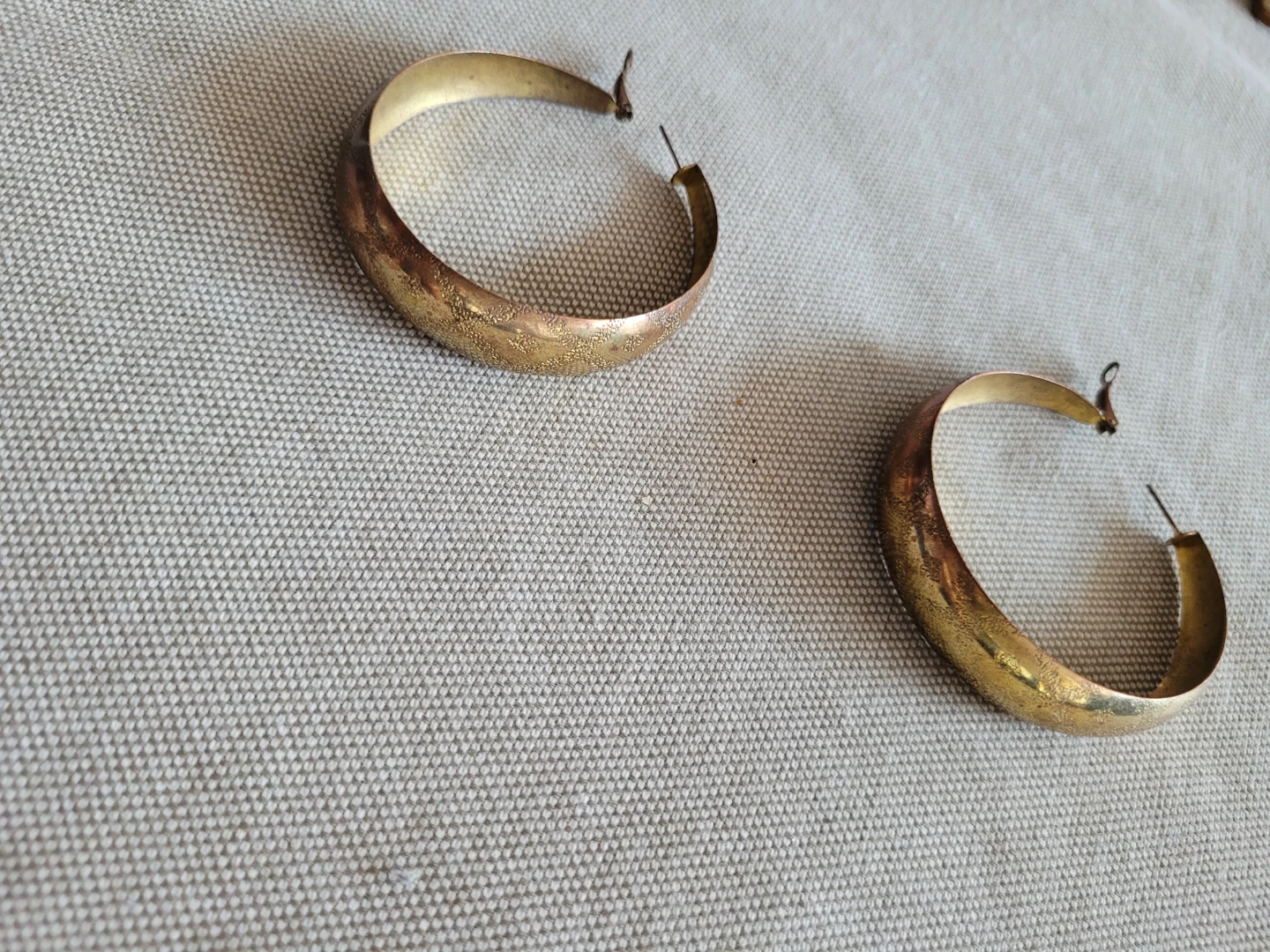 Gold-tone Hoop Earrings