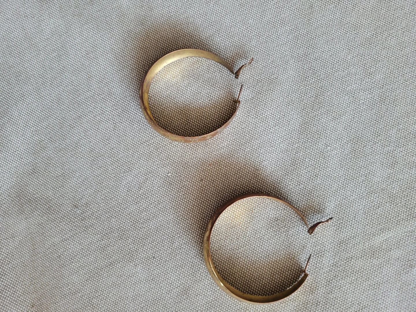 Gold-tone Hoop Earrings - photo 2