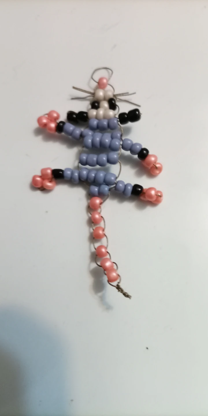 Beaded Possom Charm