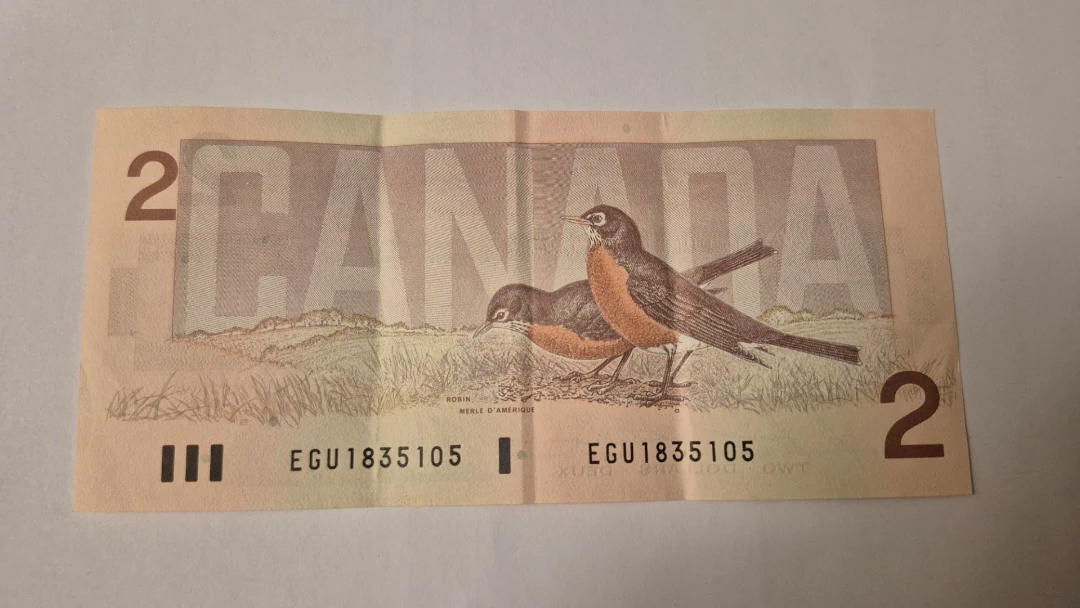 $2 Bank of Canada Banknote (1986) - photo 2