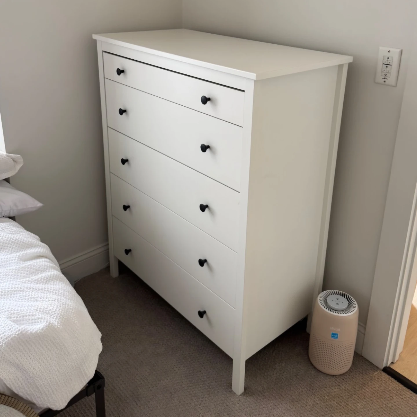 Delivery Available: Tall White Dresser for sale - photo 2