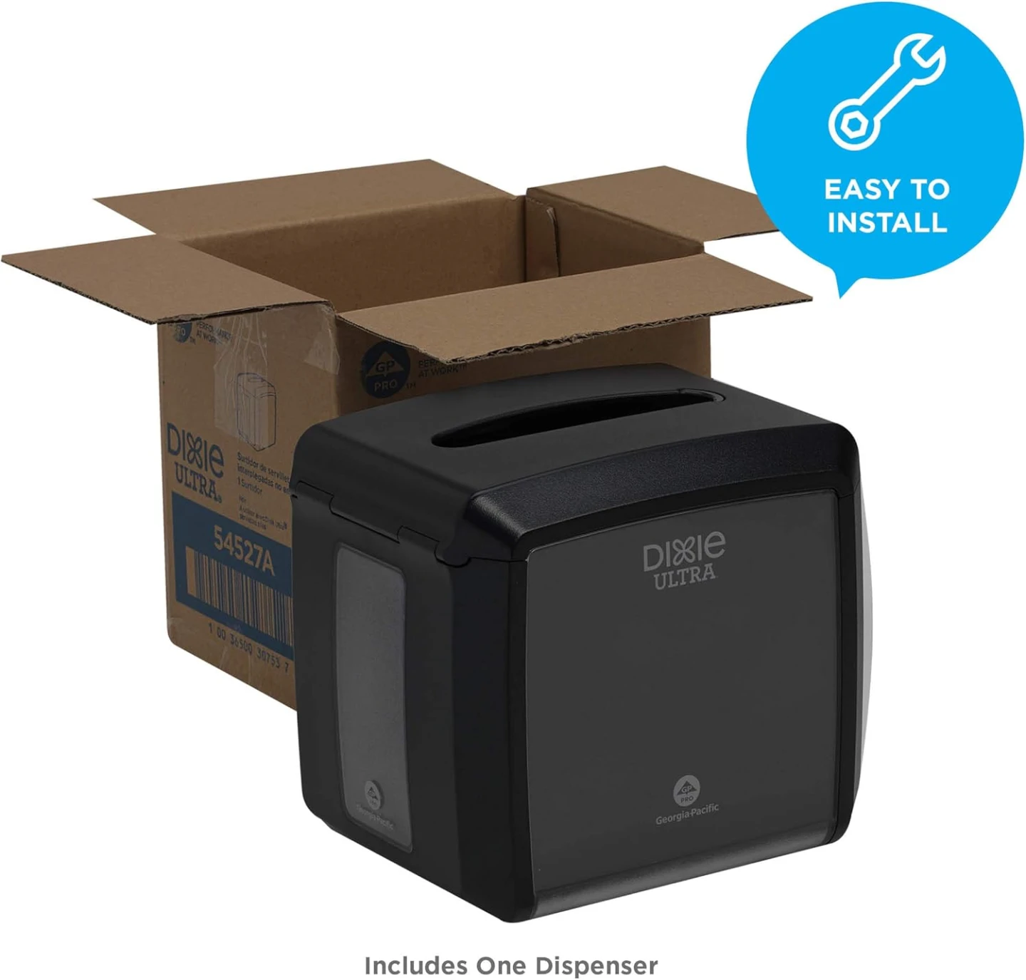 Dixie Ultra Tabletop Interfold Napkin Dispenser  Black - photo 4