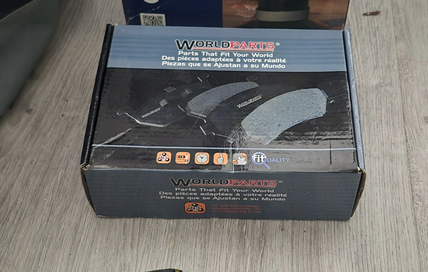 Worldparts D929C Ceramic 1 Brake Pad Set