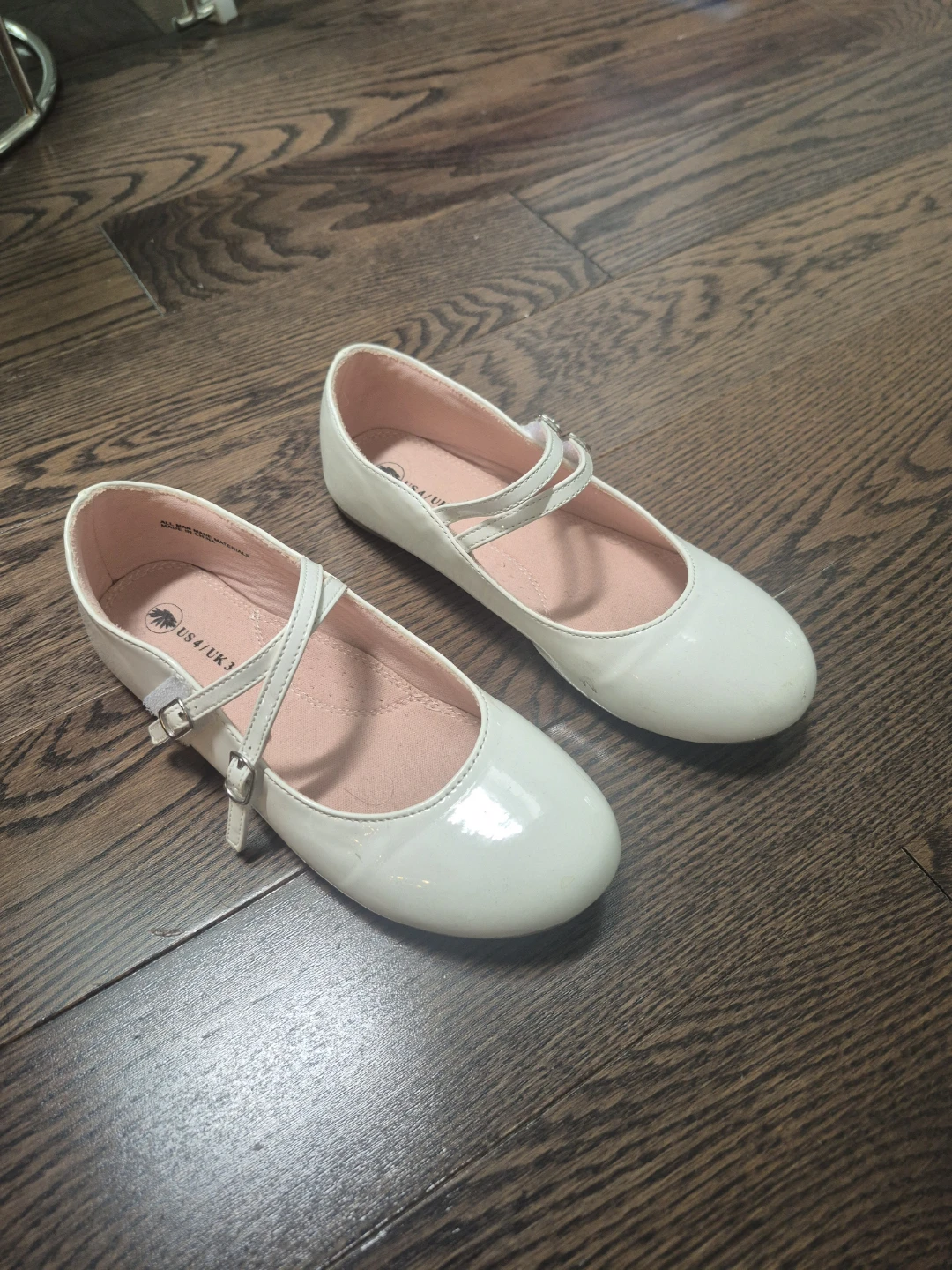 White Patent Mary Jane Shoes - photo 2