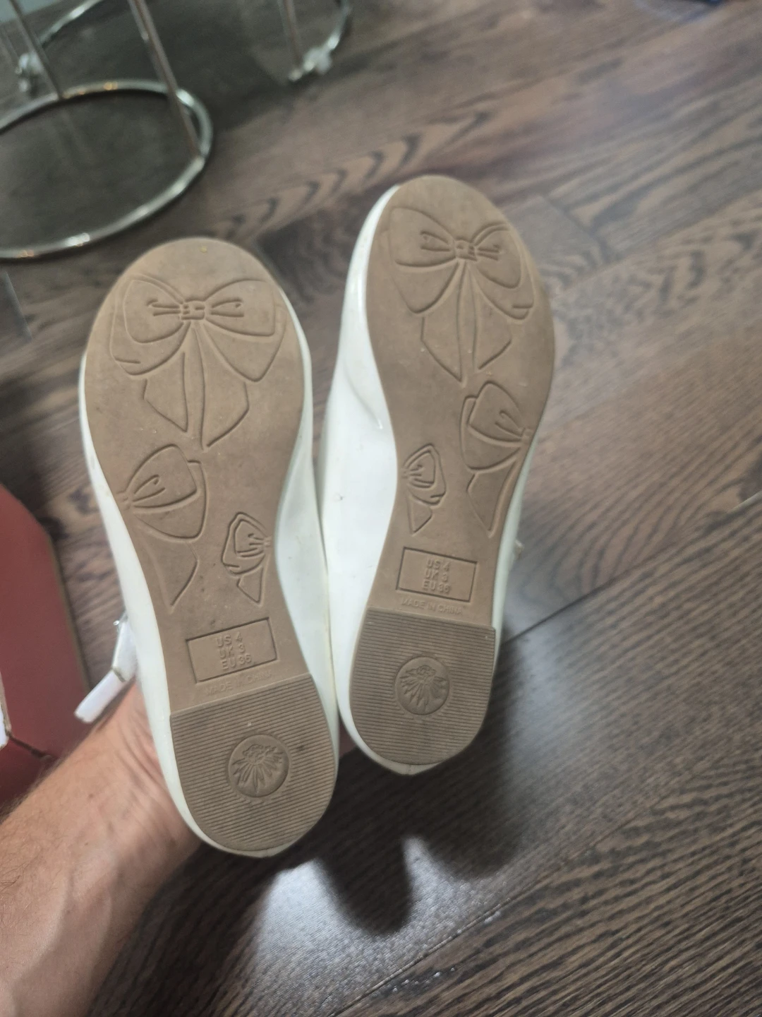 White Patent Mary Jane Shoes - photo 3