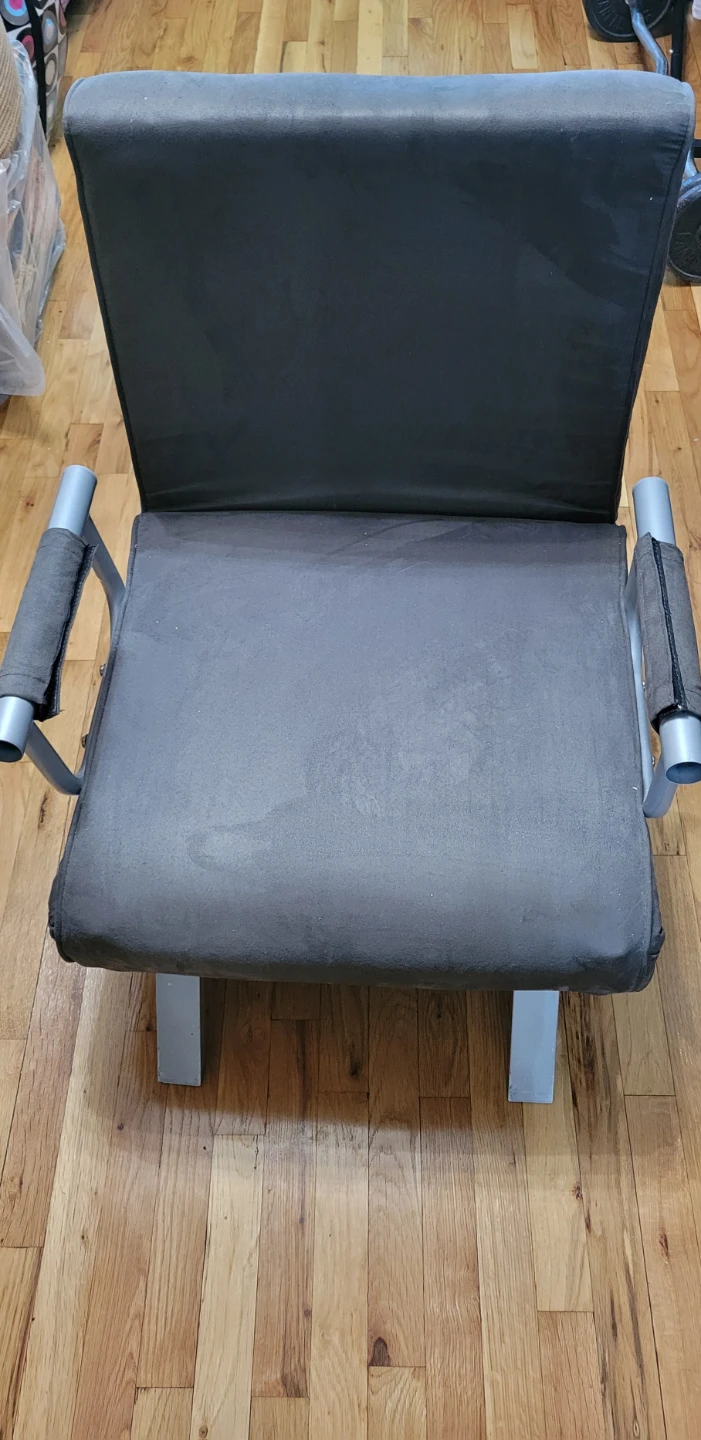 Gray Convertible Chair/Bed