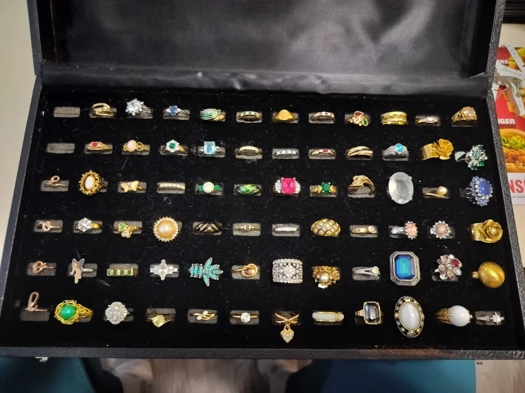 Collection of assorted rings