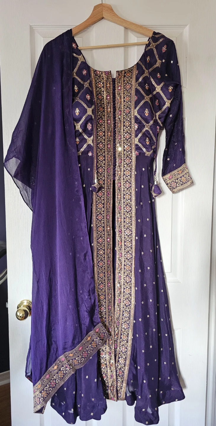 Elegant Purple Dress