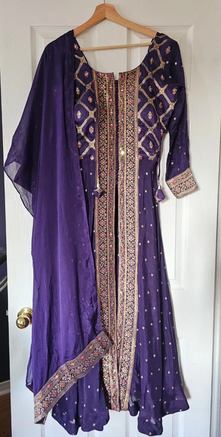 Elegant Purple Dress