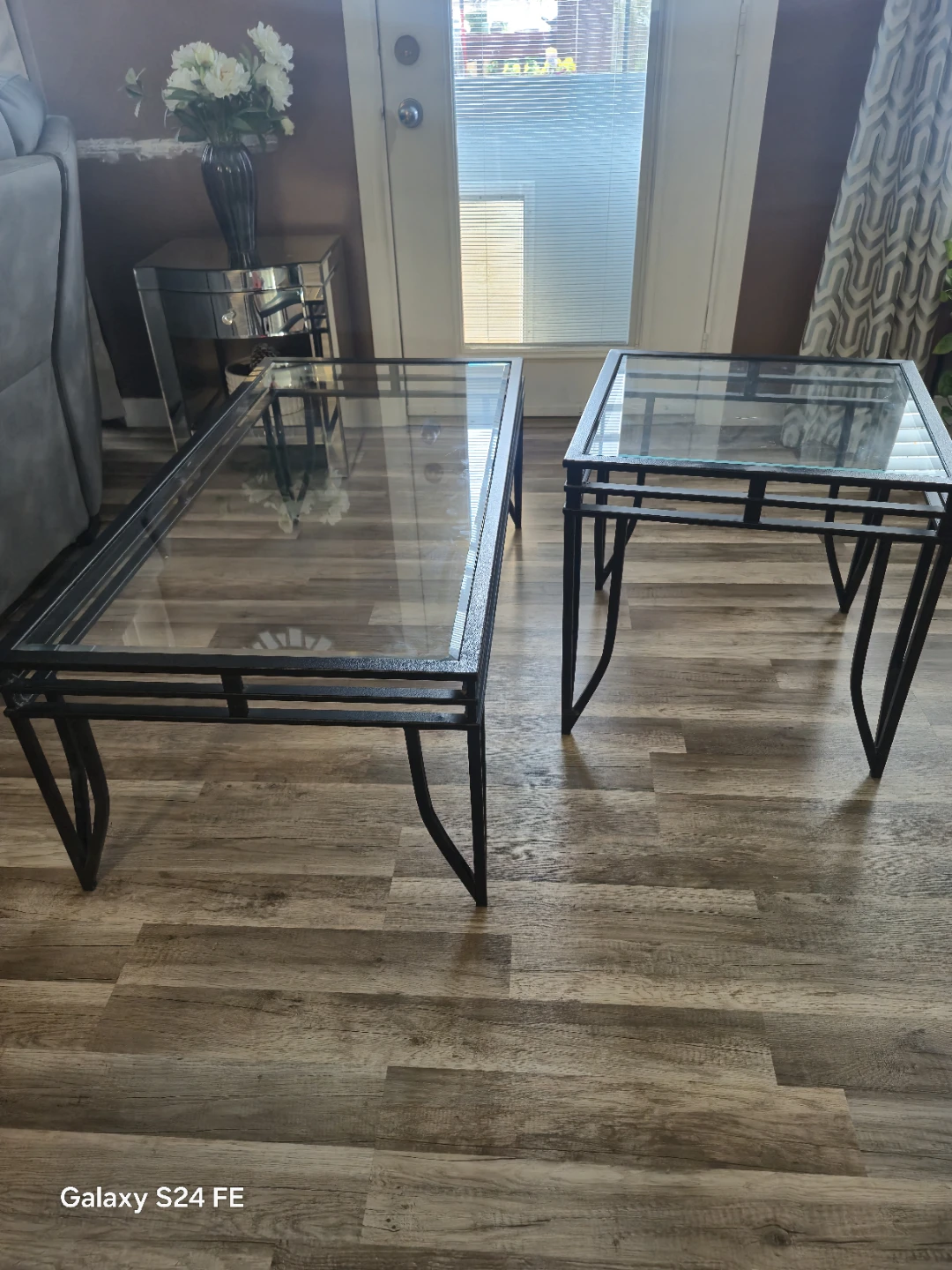 Glass Top Coffee and End Table Set - photo 3