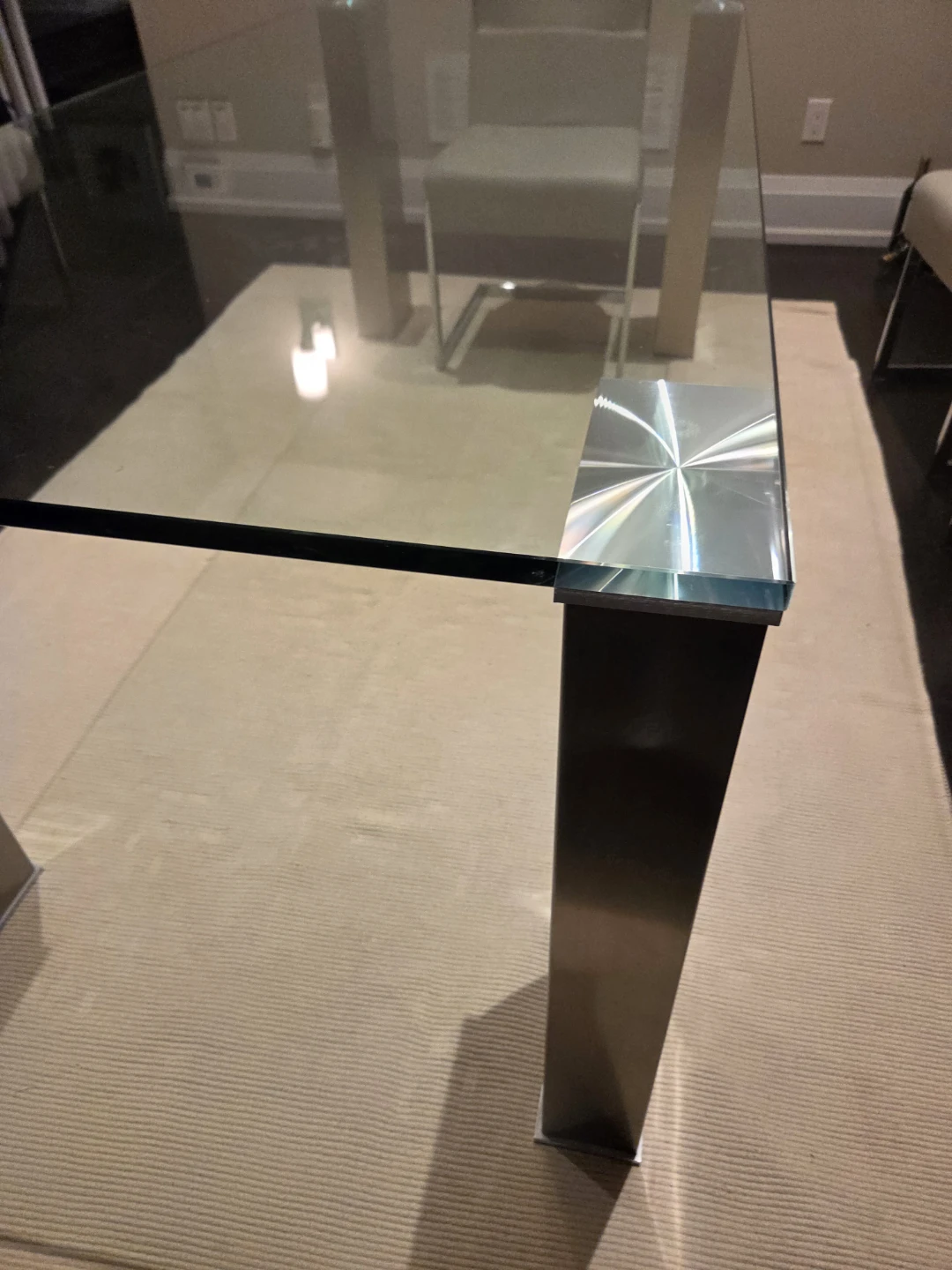 Glass Dining Table (seats 8, 36x83x30) - photo 3