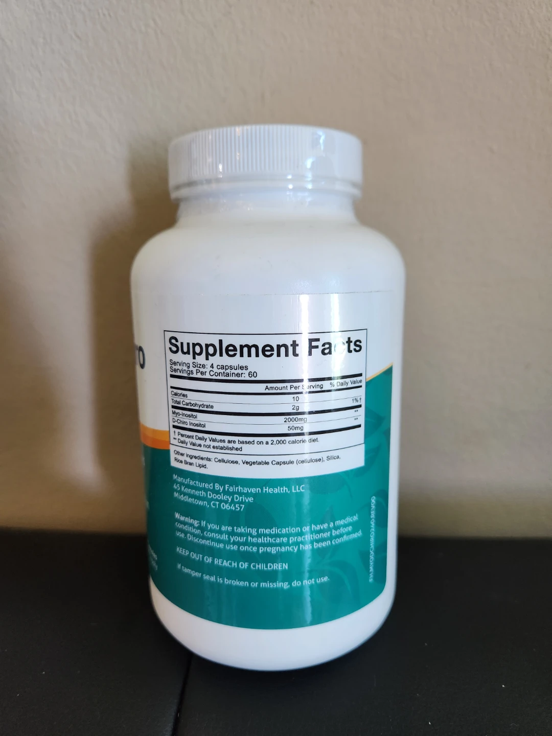 Fairhaven Health Myo + D-Chiro Inositol  240 Caps - photo 2