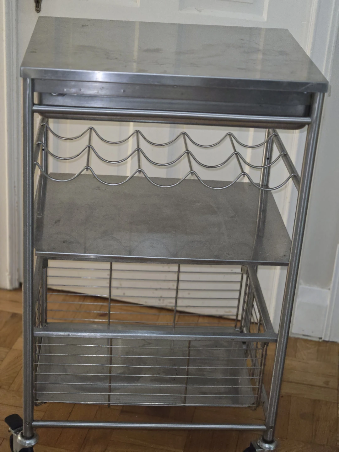Stainless Steel Rolling Kitchen Cart - photo 2