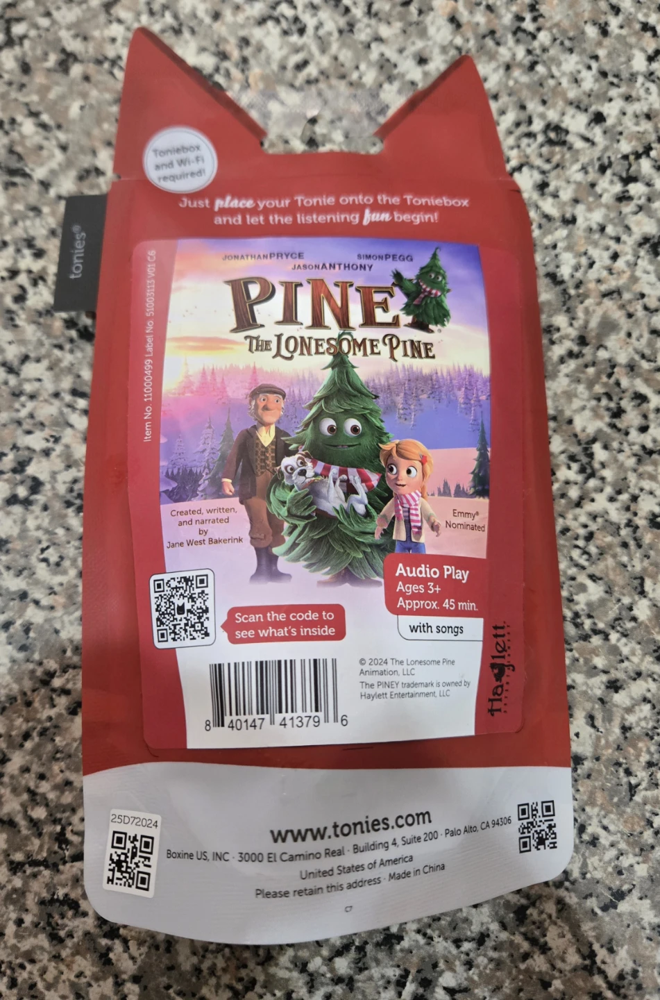 New Piney: The Lonesome Pine Tonies Figure Toniebox Players - photo 2