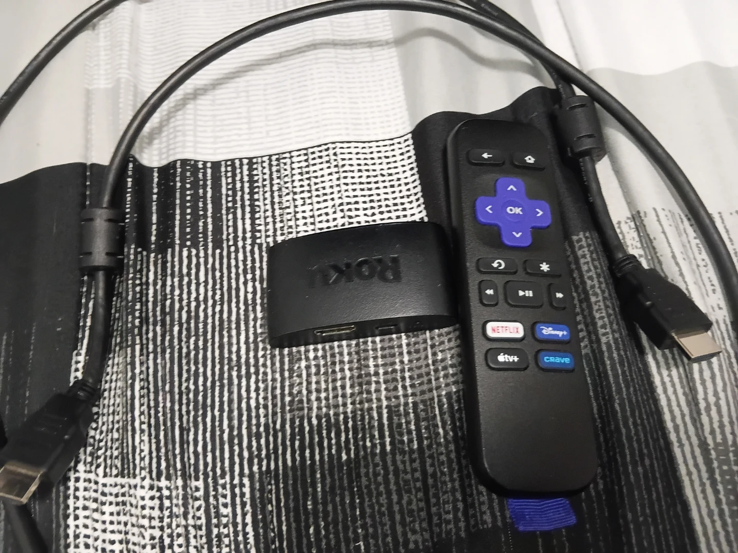 Roku Streaming Stick Player with Remote and Cables