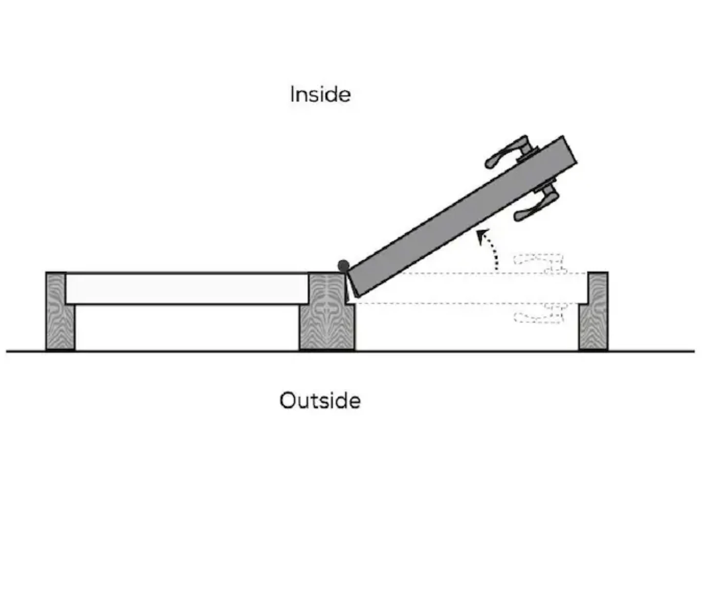 Patio door LH inswing 60x80 - photo 3