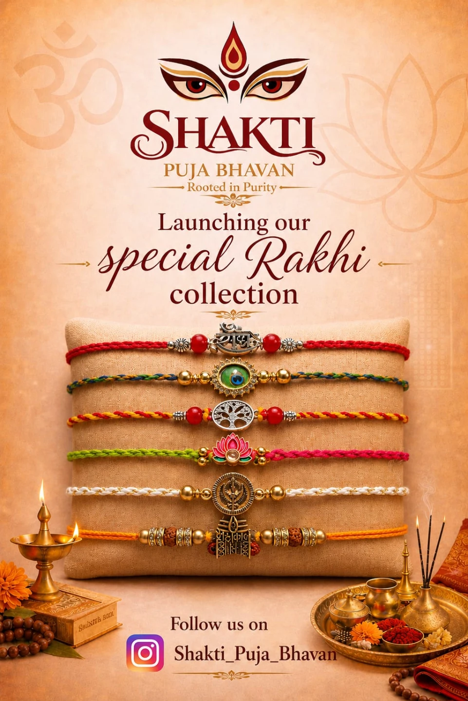 Shakti Puja Bhawan Premium Rakhi Collection
