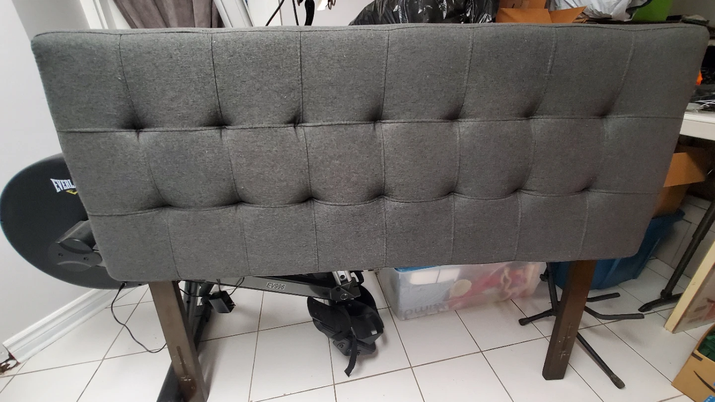 Like new double mattress, headboard, boxspring and frame