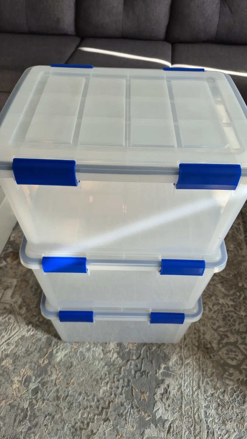 IRIS USA 44 Quart Weatherpro Plastic Stor - photo 4