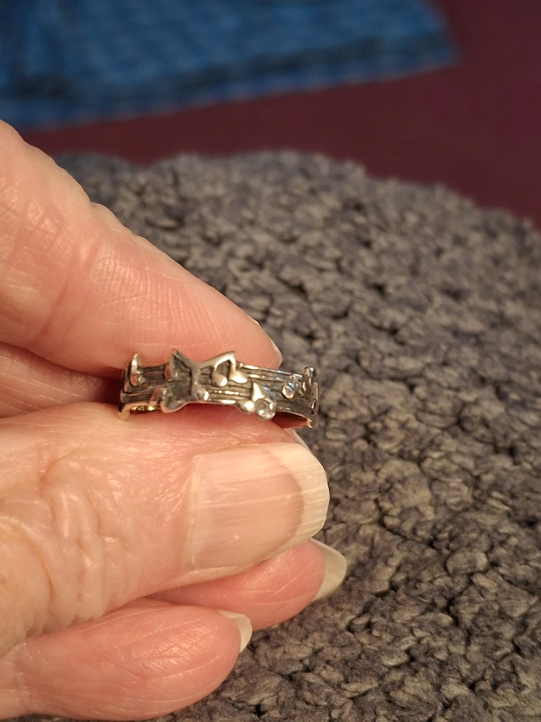 Sterling Silver Music Note Ring - photo 4