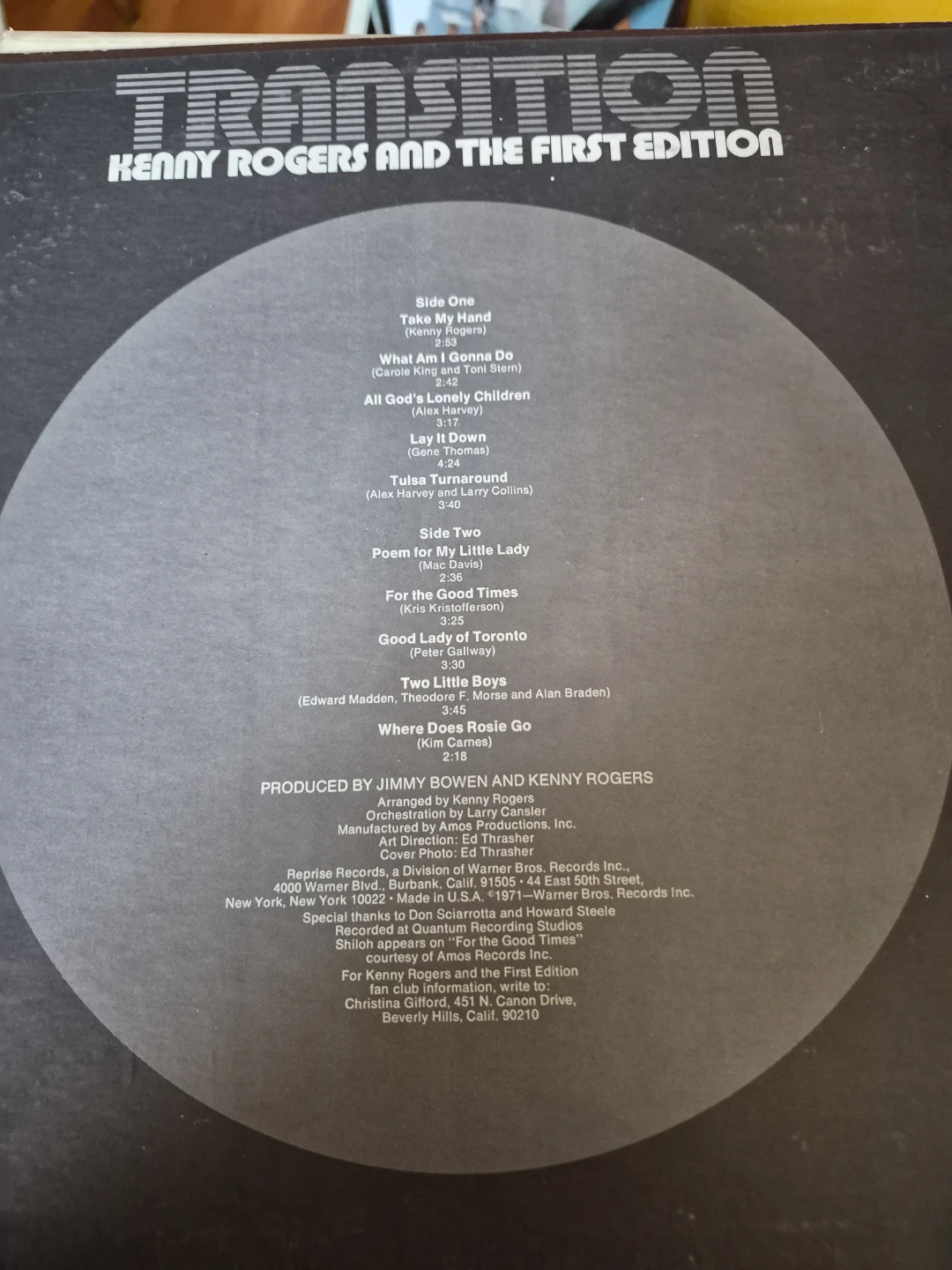 2 Kenny Rogers & The First Edition  Vinyl Records - photo 2