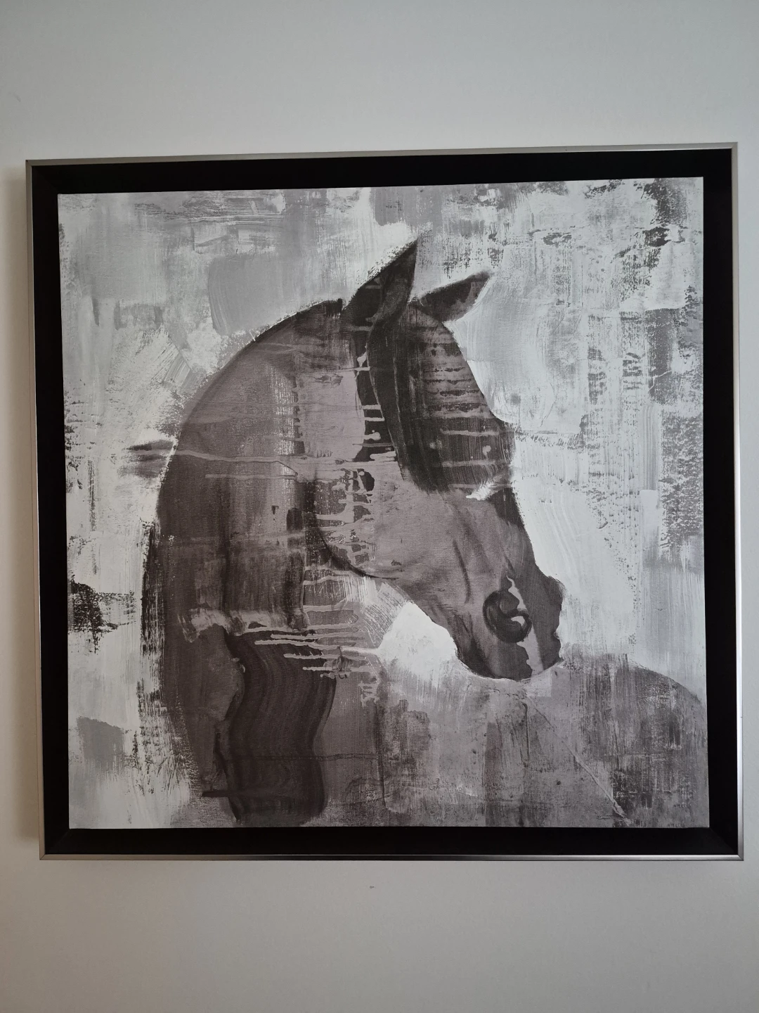 Framed Canvas Horse Art Print