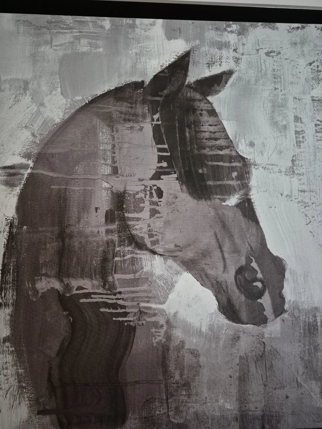 Framed Canvas Horse Art Print - photo 2
