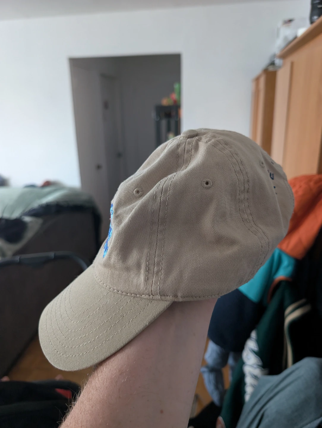 Tan Baseball Cap with Wave Logo - photo 3